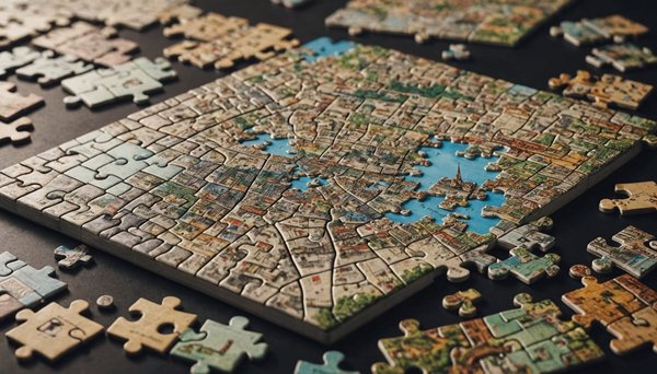 Créez votre puzzle sur mesure : une carte de votre ville préférée